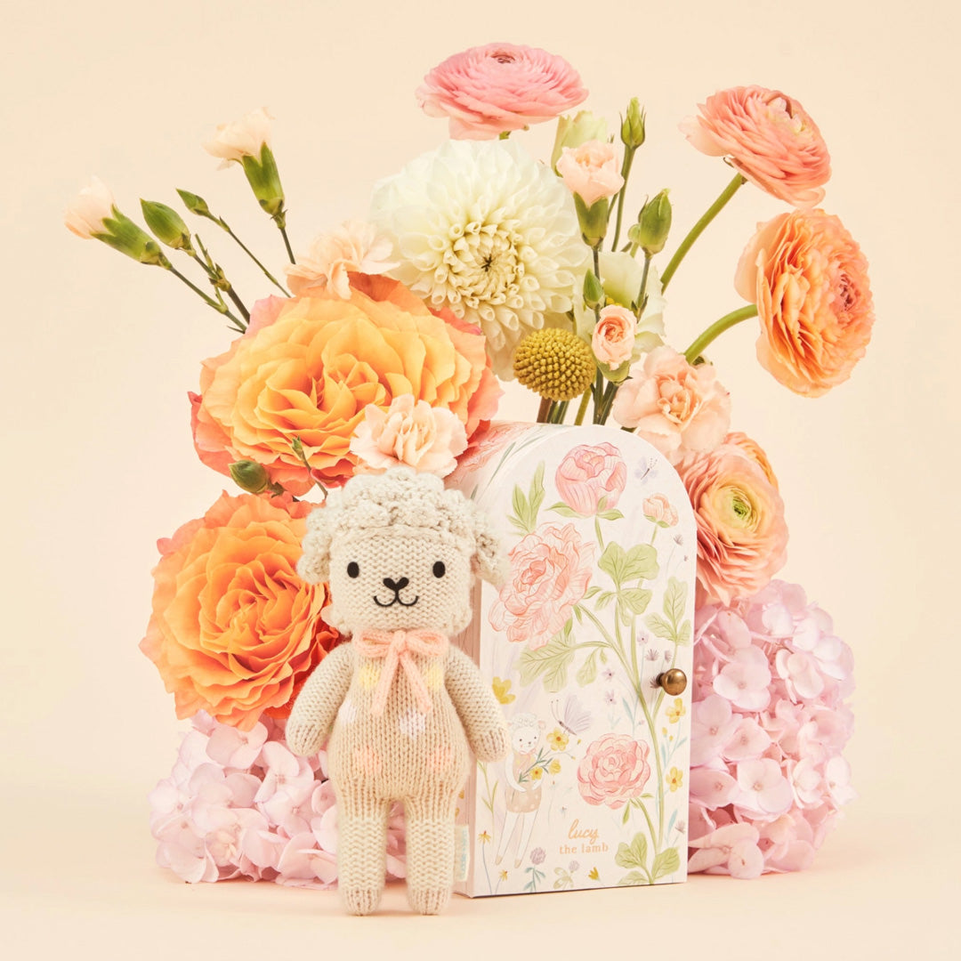 cuddle kind Tiny Lucy the Lamb