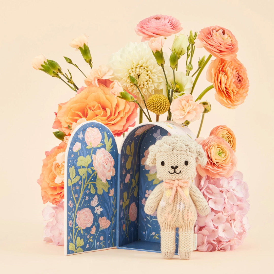 cuddle kind Tiny Lucy the Lamb