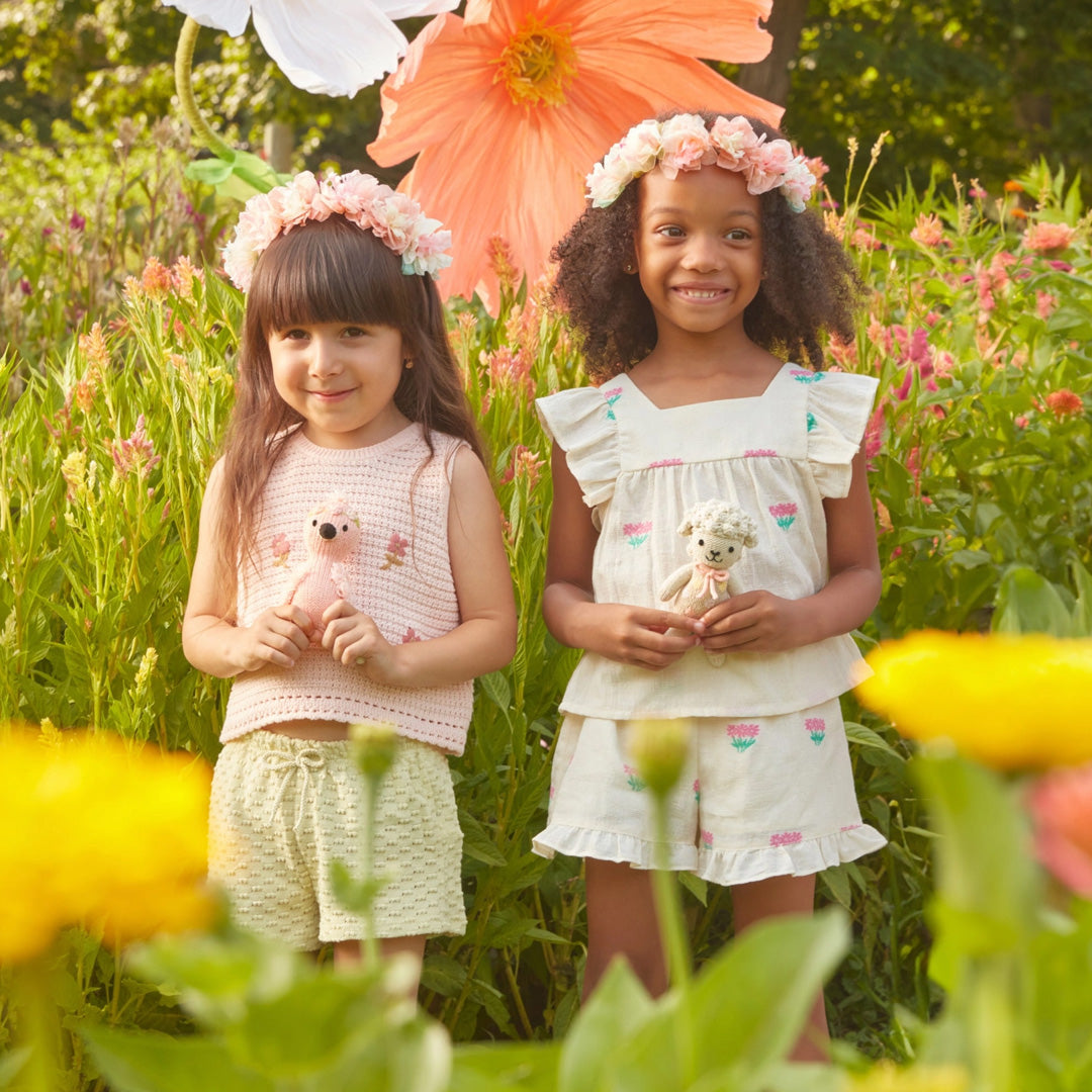 cuddle kind Tiny Lucy the Lamb