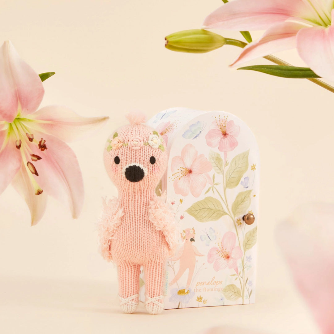 cuddle kind Tiny Penelope the Flamingo