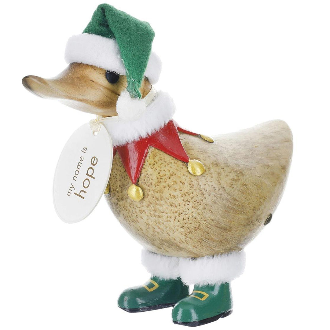 DCUK Christmas Ducky Elf green front