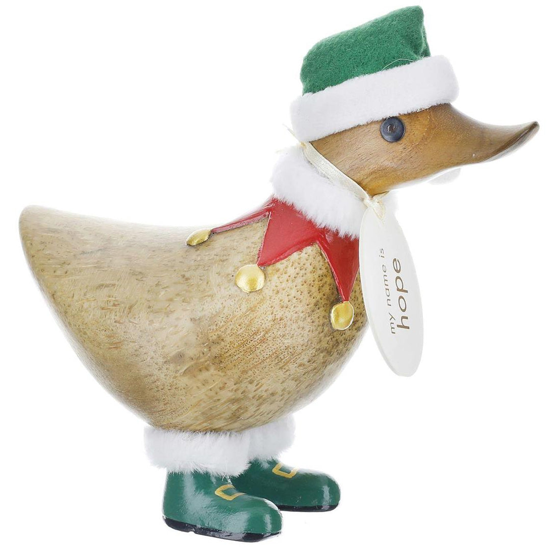 DCUK Christmas Ducky Elf green back
