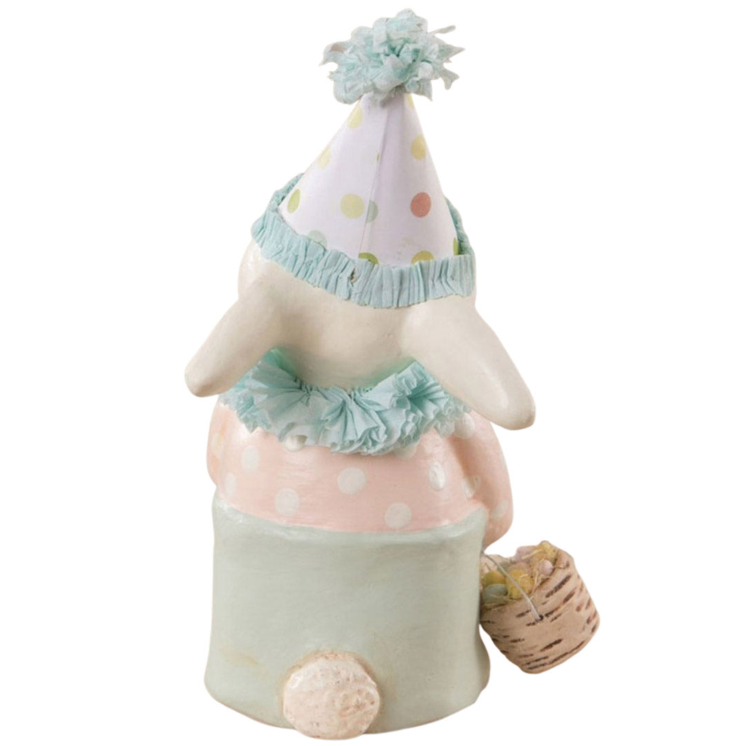 Easter Party Bunny Large Figurine by Michelle Allen Bethany Lowe back