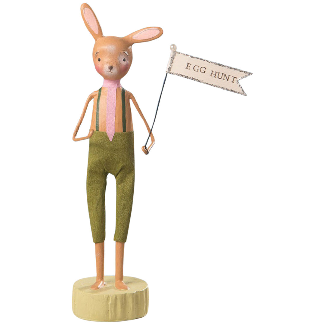 Egg Hunt Peter Bunny Figurine by Michelle Lauritsen