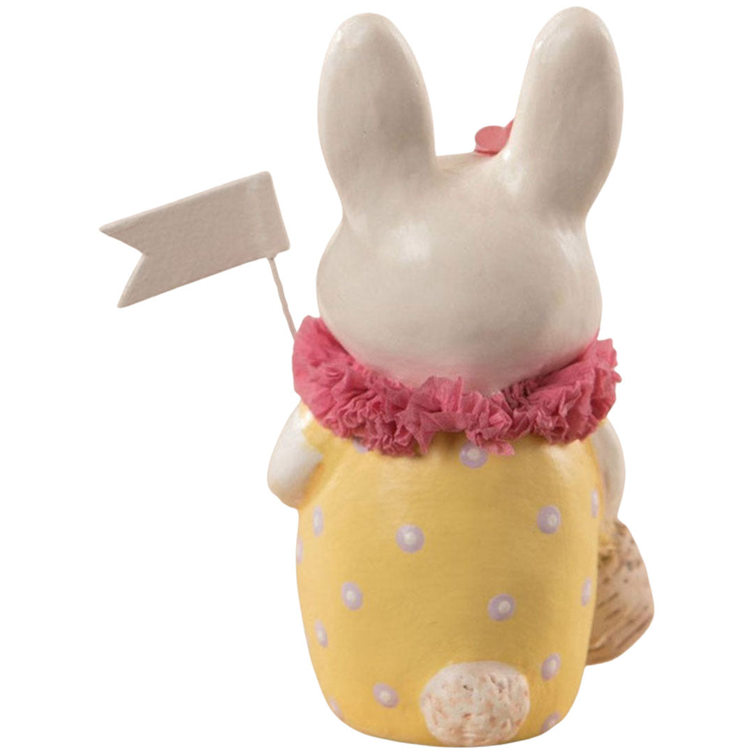Hoppy Easter Bunny Easter Figurine by Michelle Allen for Bethany Lowe back