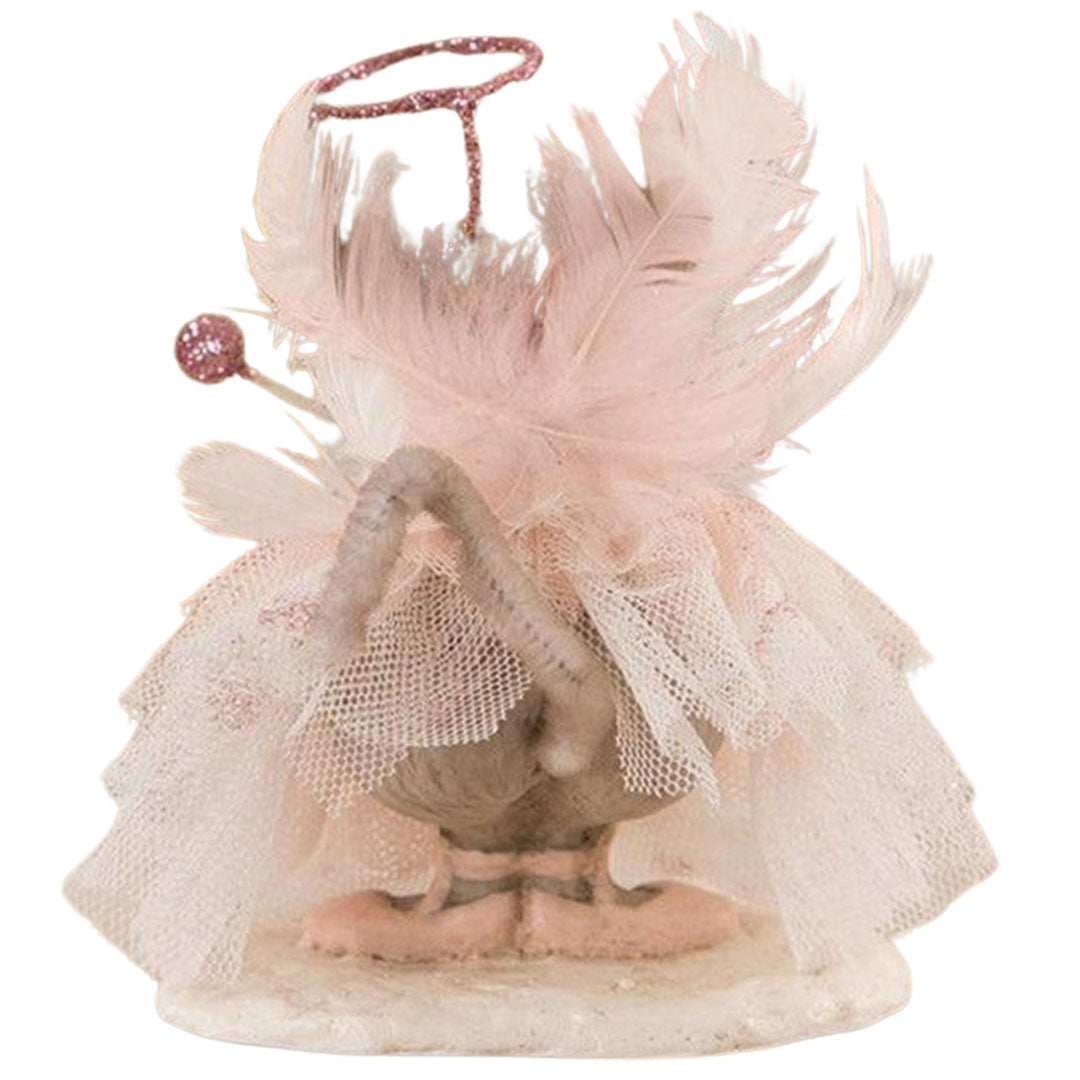 Spring Time Pixie Mouse Easter Figurine by Bethany Lowe Designs back