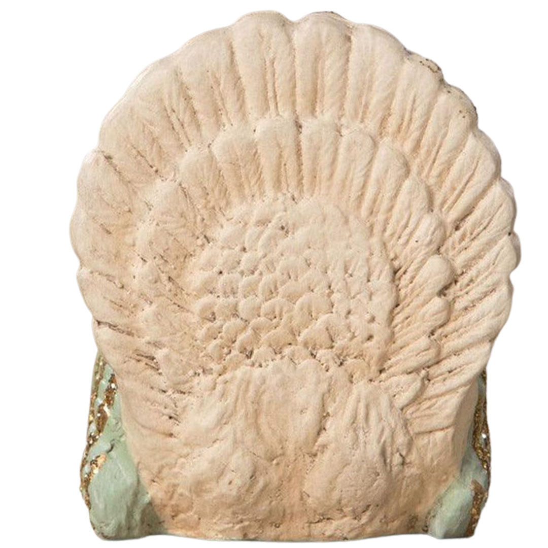 Elegant Turkey Place Card Holder by Bethany Lowe back