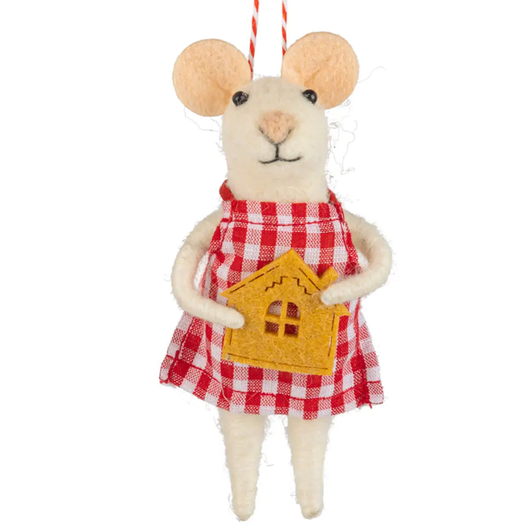 Mouse Gingerbread House 4.7"