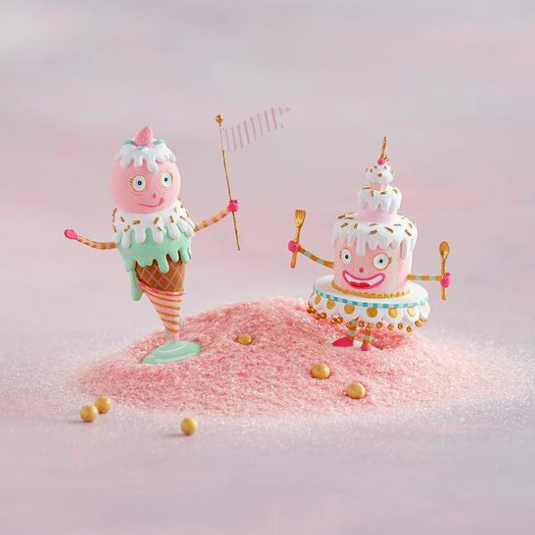 Glitterville Ice Creamy and Cakey Ornament
