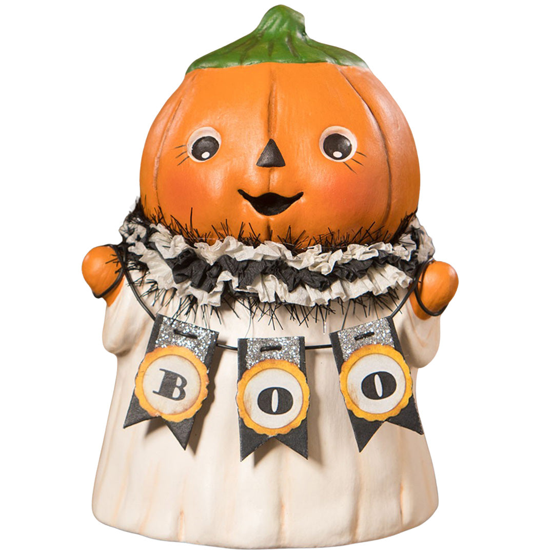 Michelle Allen Pumpkin Head Ghostie BOO front