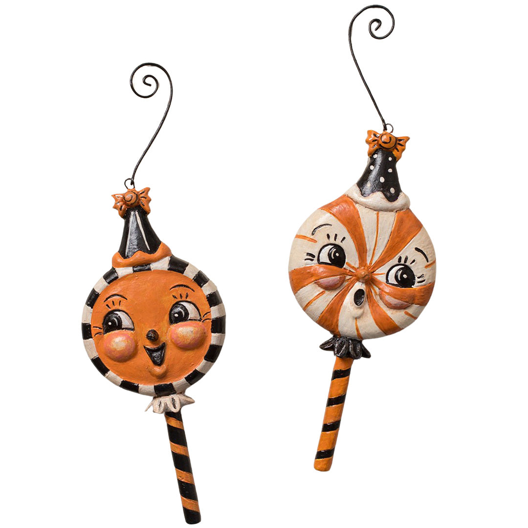 Spooky Sweet Treat Ornaments Set of 2 by Johanna Parker Cuddle Decor