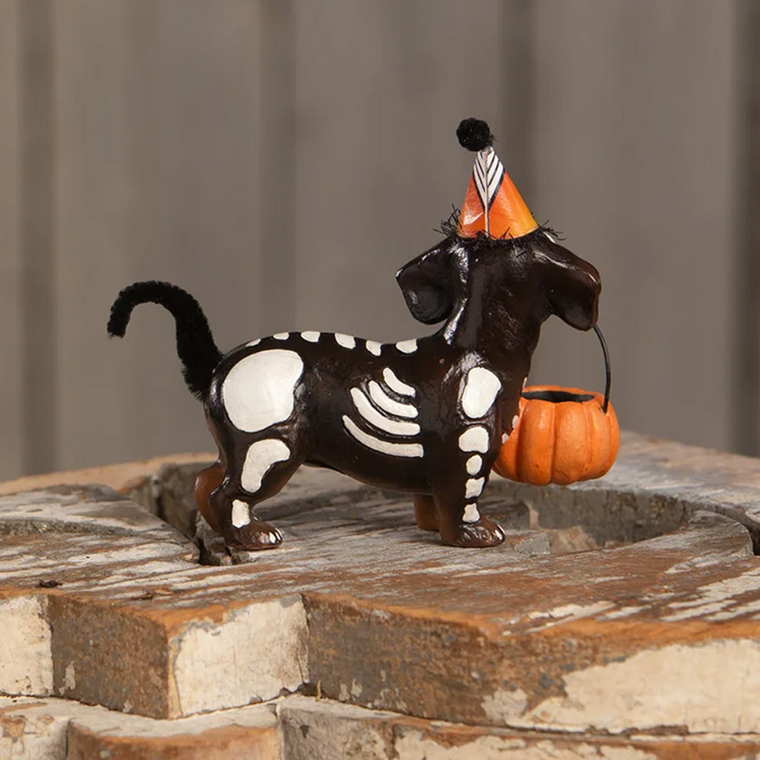 Bethany Lowe Skeleton Pup back lifestyle