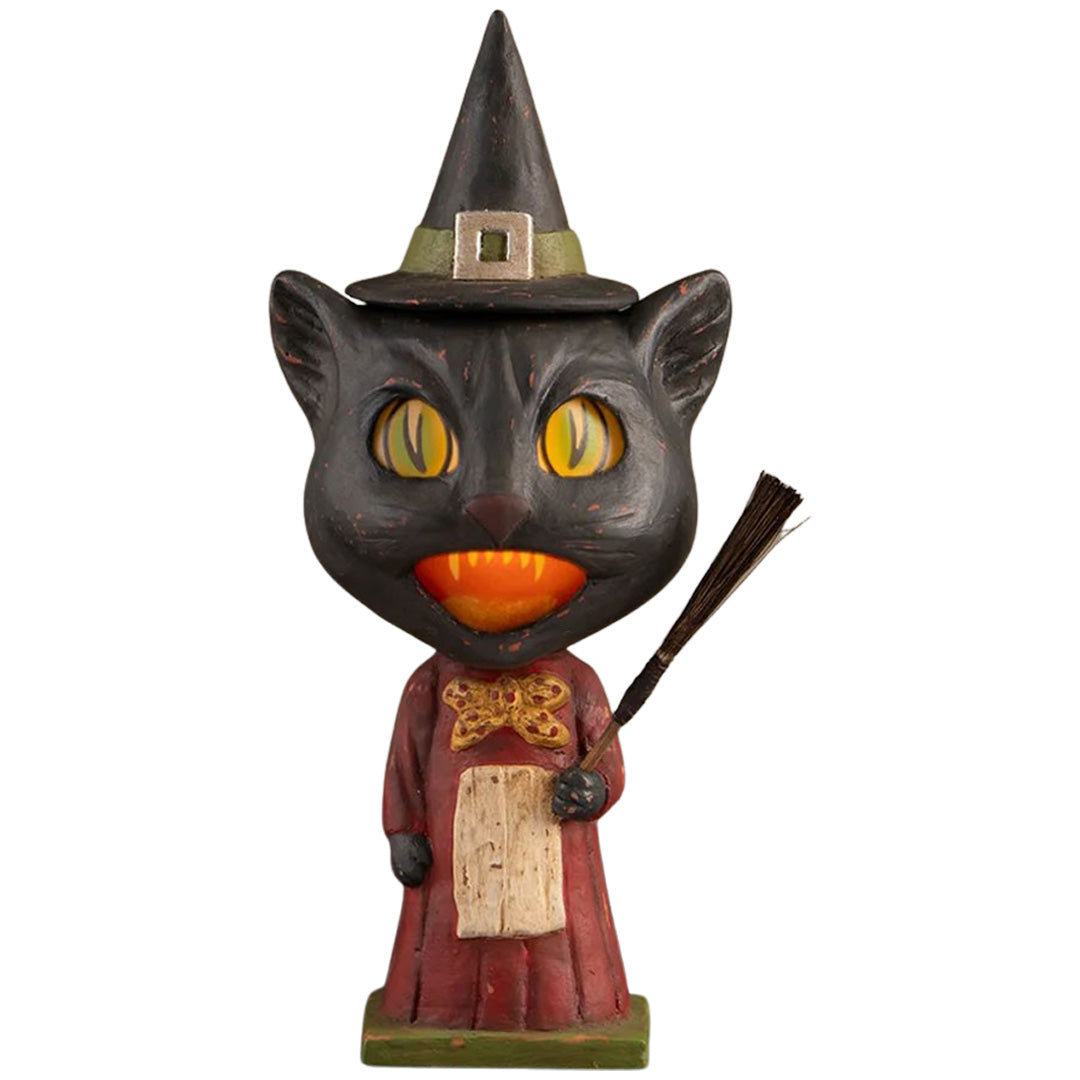 Bethany Lowe Catrina Whisker Witch lighted