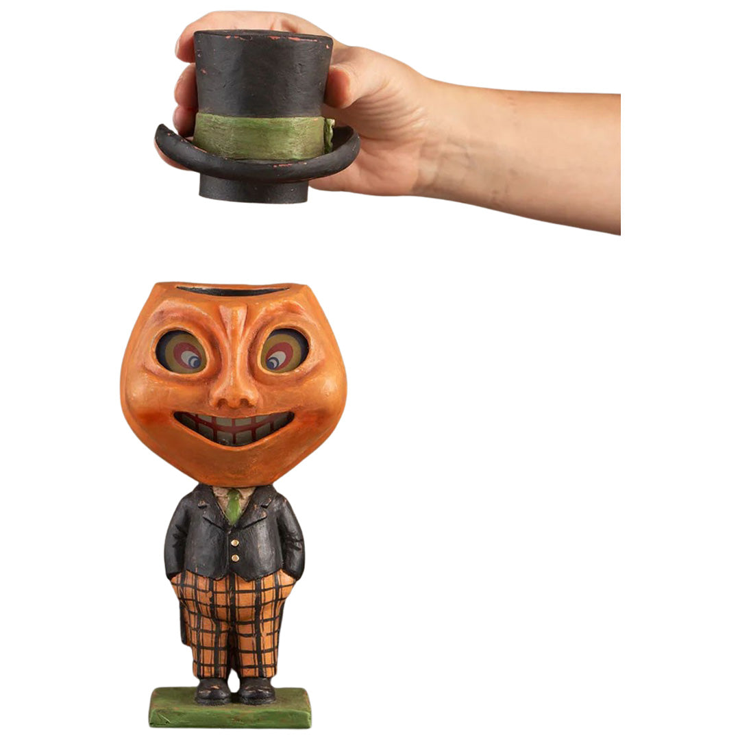 Bethany Lowe Dashing Peter Pumpkinhead front opened