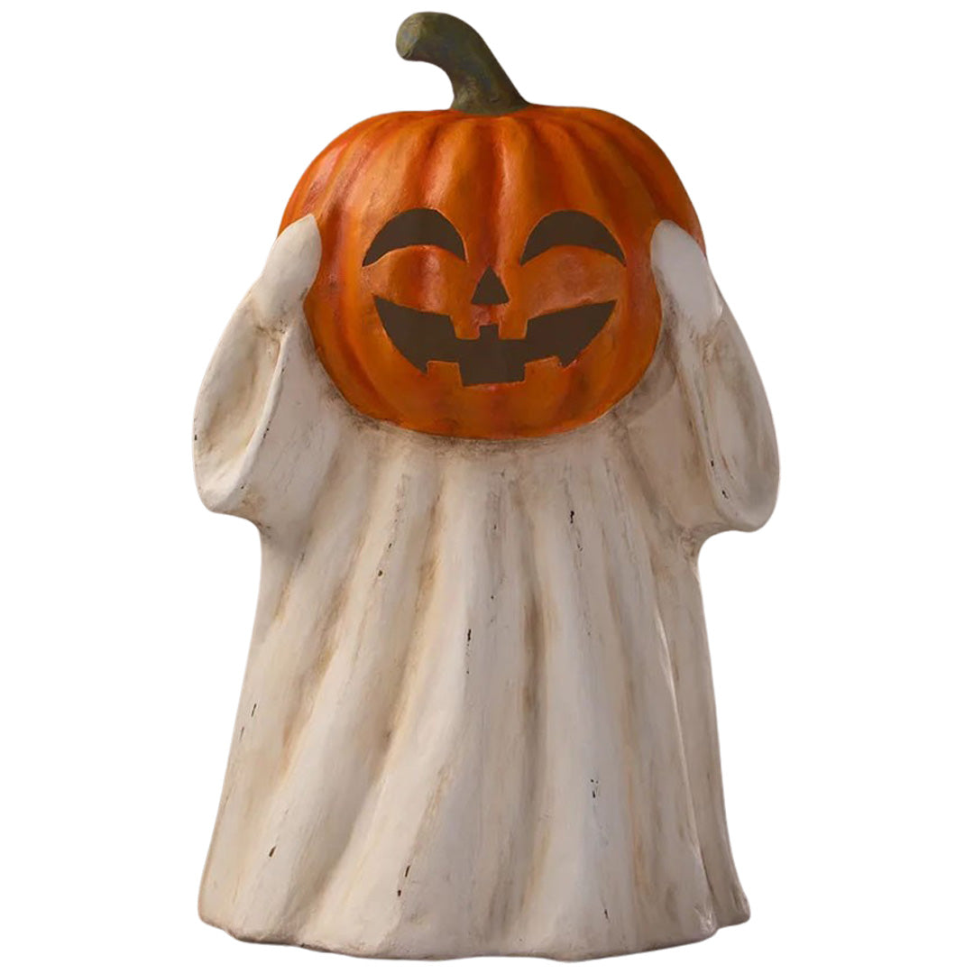 Bethany Lowe Ghost Jack O Lantern front