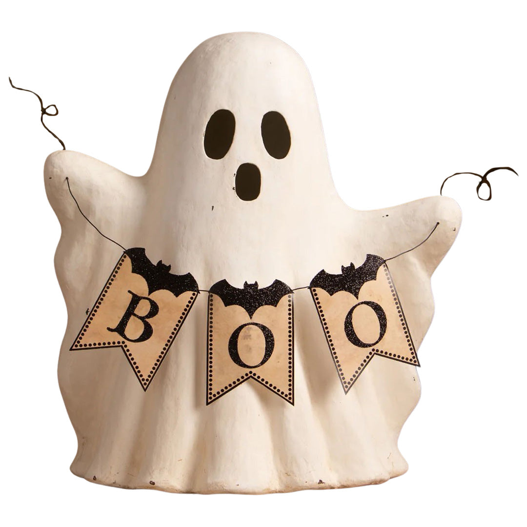 Bethany Lowe Ghost with Boo Garland front