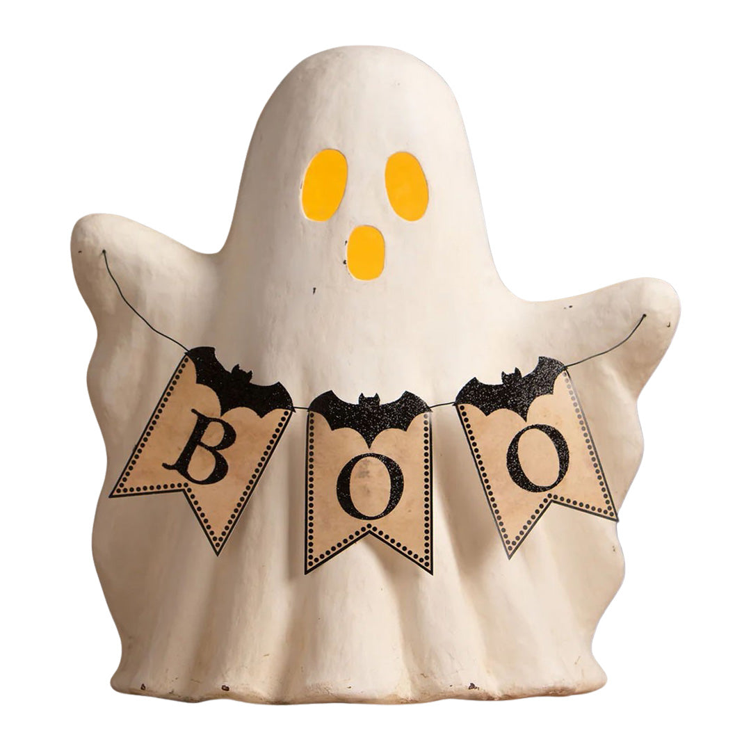 Bethany Lowe Ghost with Boo Garland front lighted