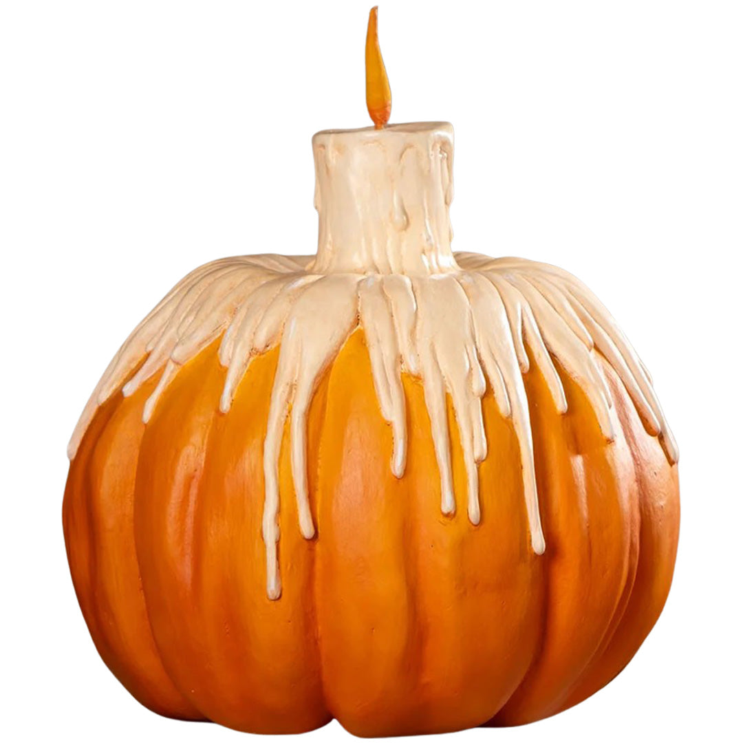 Bethany Lowe Melting Midnight Glow Pumpkin back