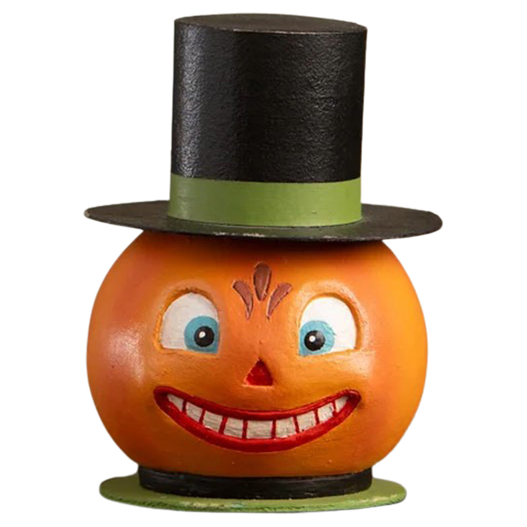 Bethany Lowe Smiling Pumpkin Container front