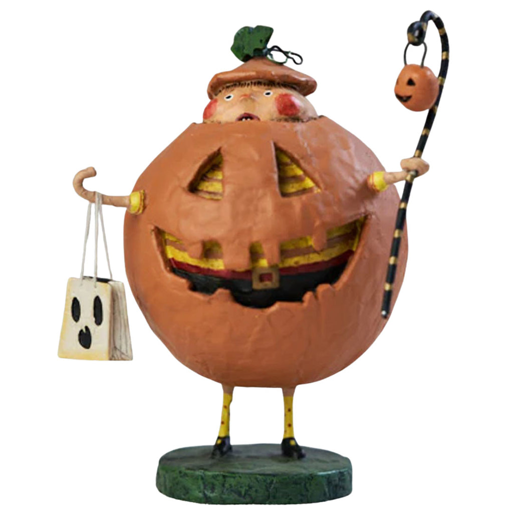 Jack Squash Halloween Figurine by Lori Mitchell
