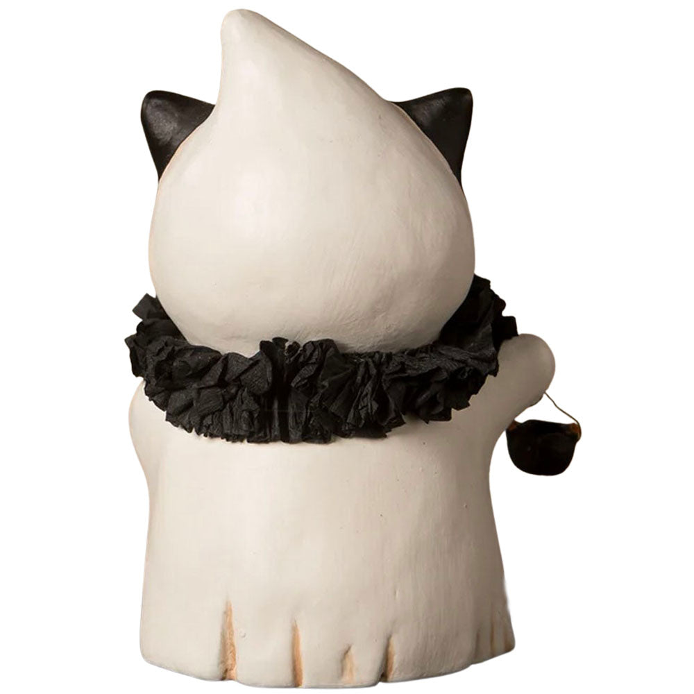 Kitty Boo Halloween Figurine by Michelle Allen for Bethany Lowe back