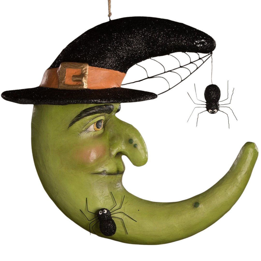 Moon Witch Ornament by Bethany Lowe, Halloween Ornaments