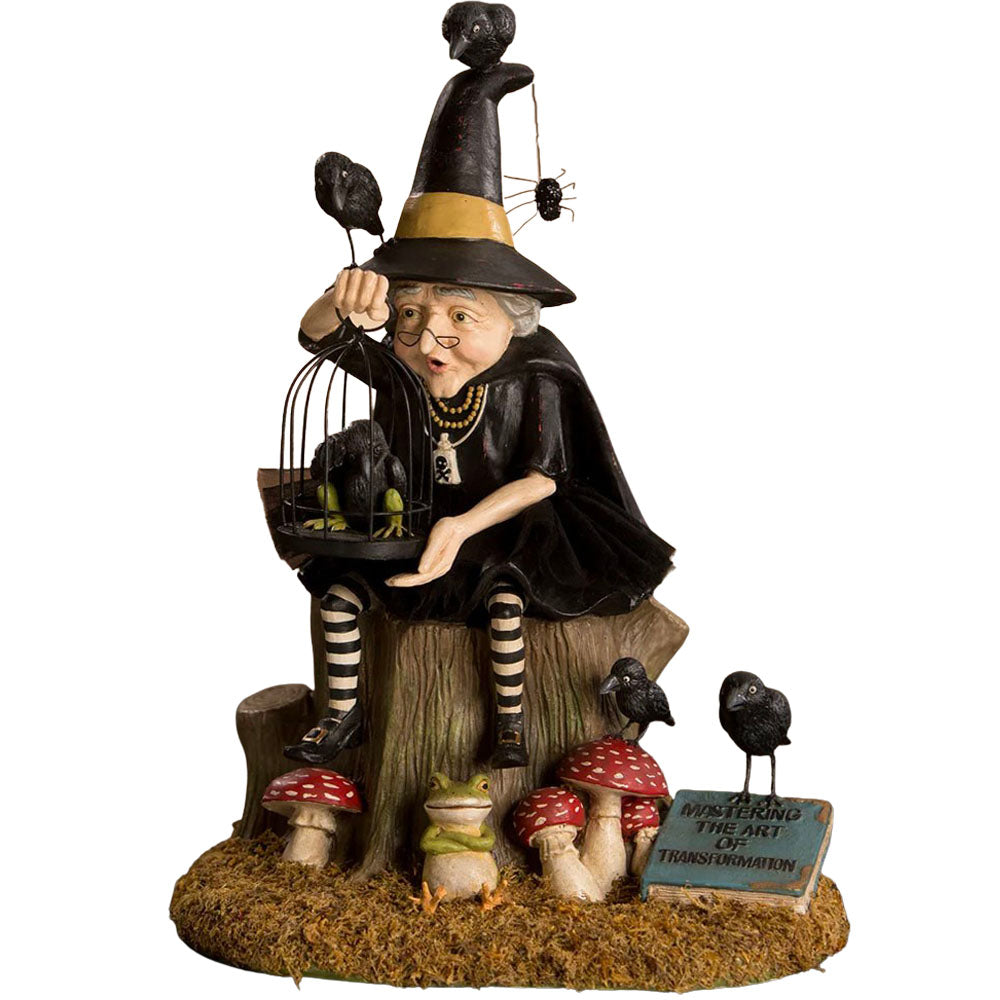 Transformation Failure Witch Halloween Figurine by Bethany Lowe front