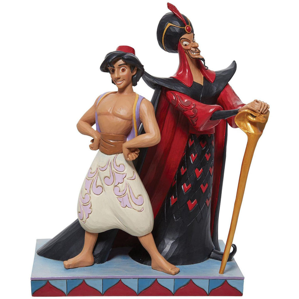 Jim Shore Aladdin and Jafar Good vs Evil front