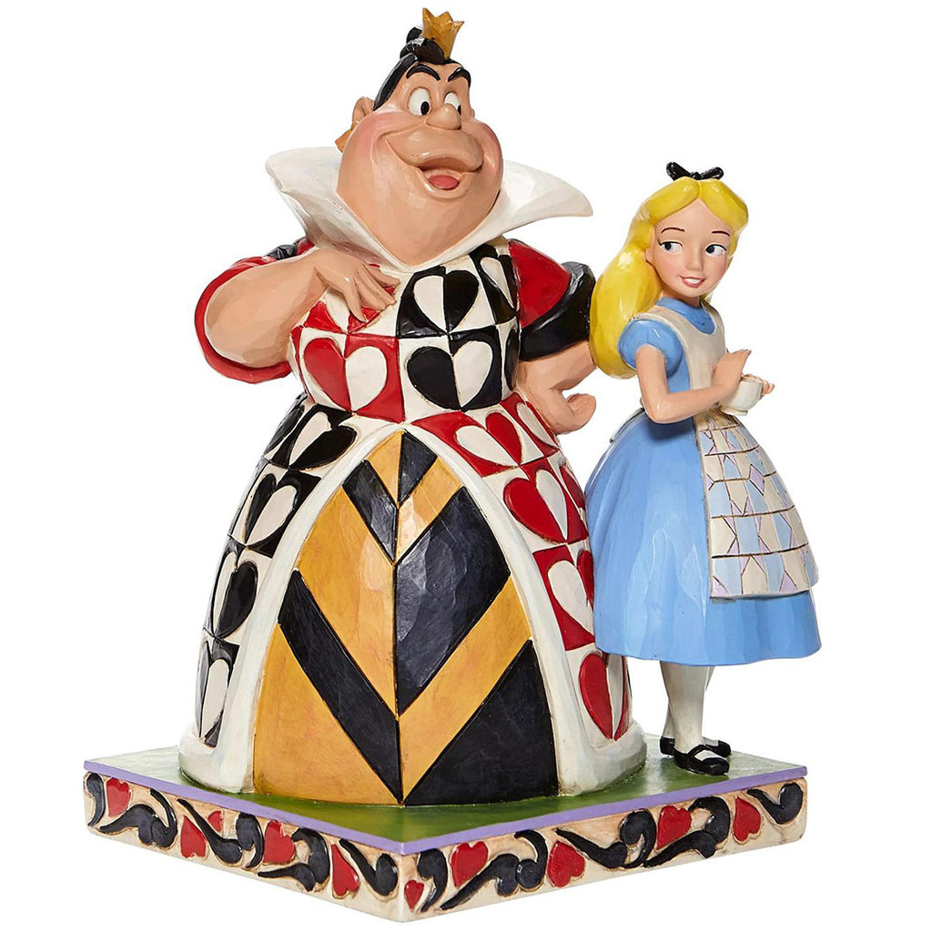 Jim Shore Alice and Queen of Hearts side