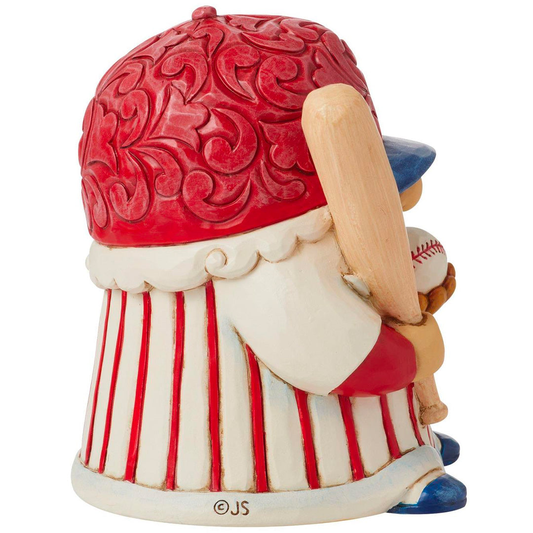 Jim Shore Baseball Player Figure side