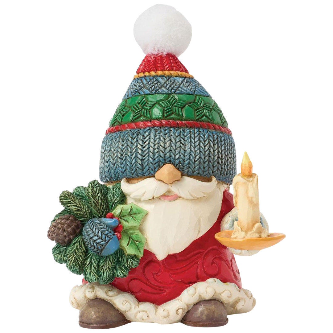 Jim Shore Holiday Chamber Candle Gnome front
