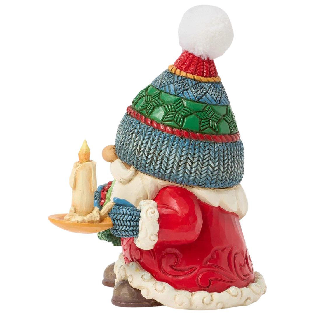 Jim Shore Holiday Chamber Candle Gnome left side