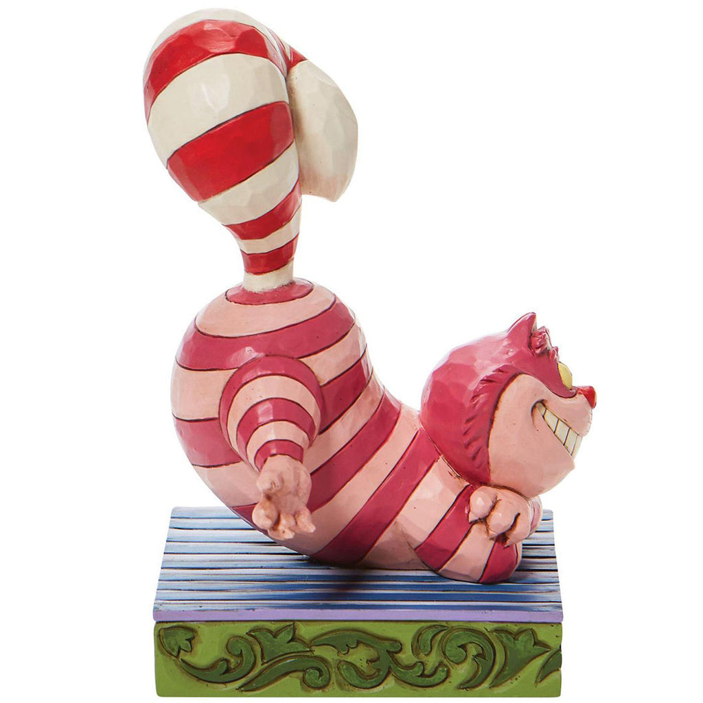 Jim Shore Cheshire Candy Cane Tail side