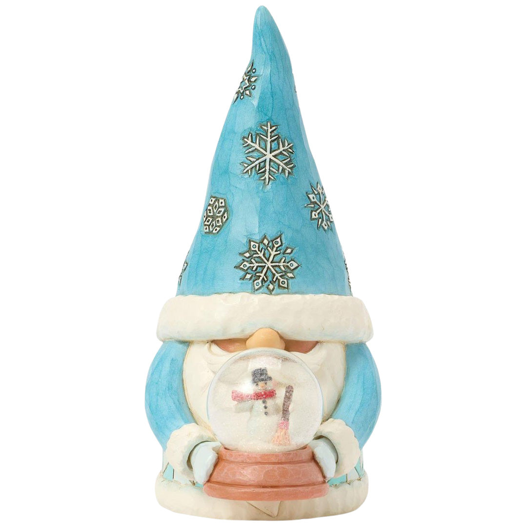 Jim Shore Gnome with Mini Globe front
