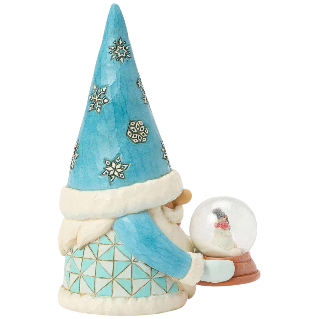 Jim Shore Gnome with Mini Globe right side