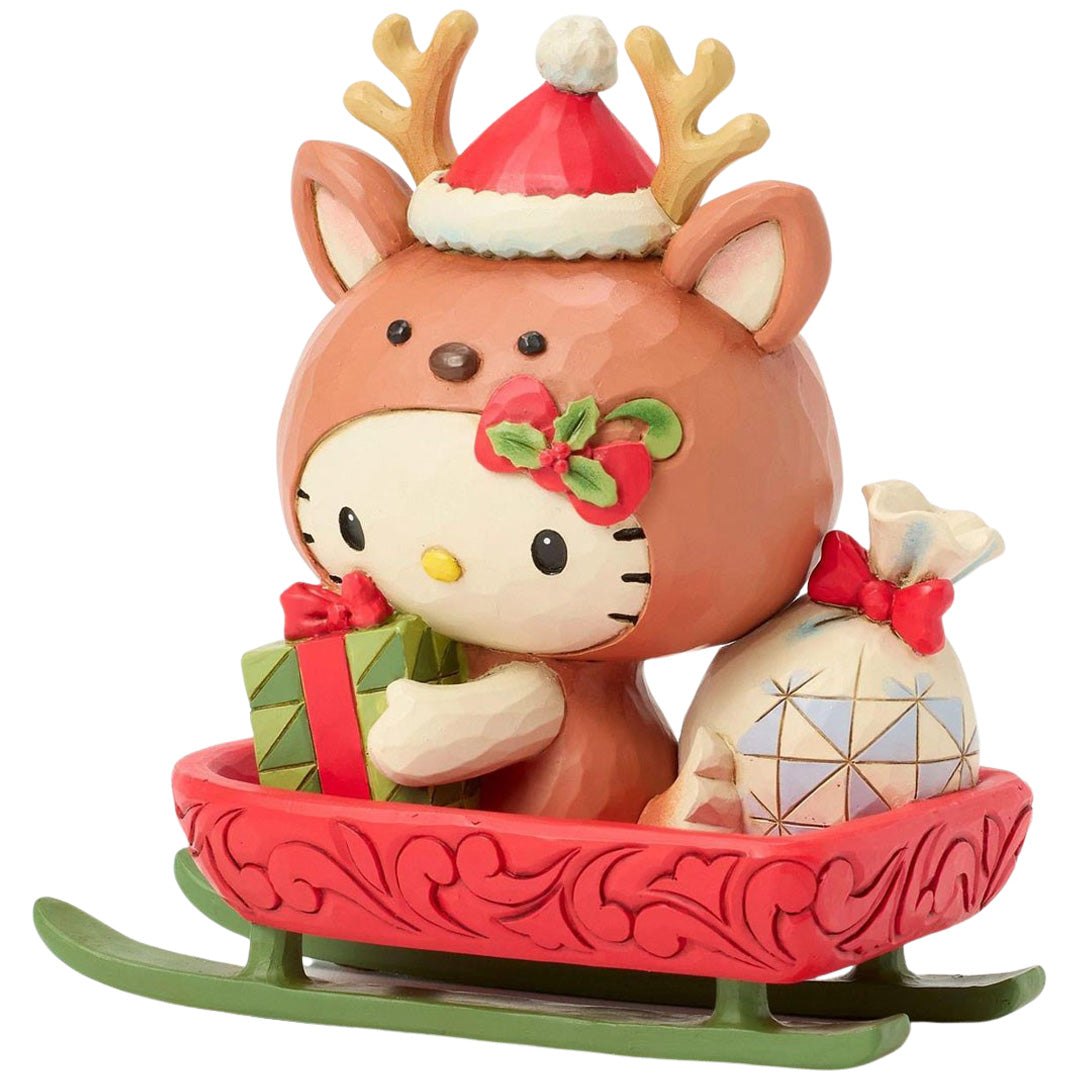 Jim Shore Hello Kitty Reindeer side