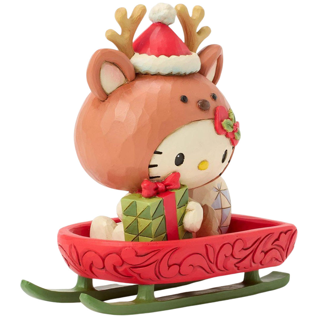 Jim Shore Hello Kitty Reindeer side