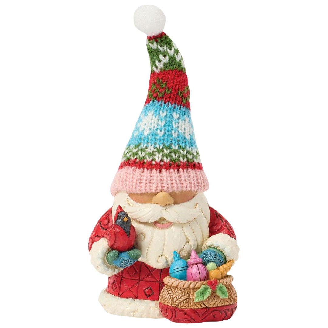 Jim Shore Holiday Knit Hat Gnome front