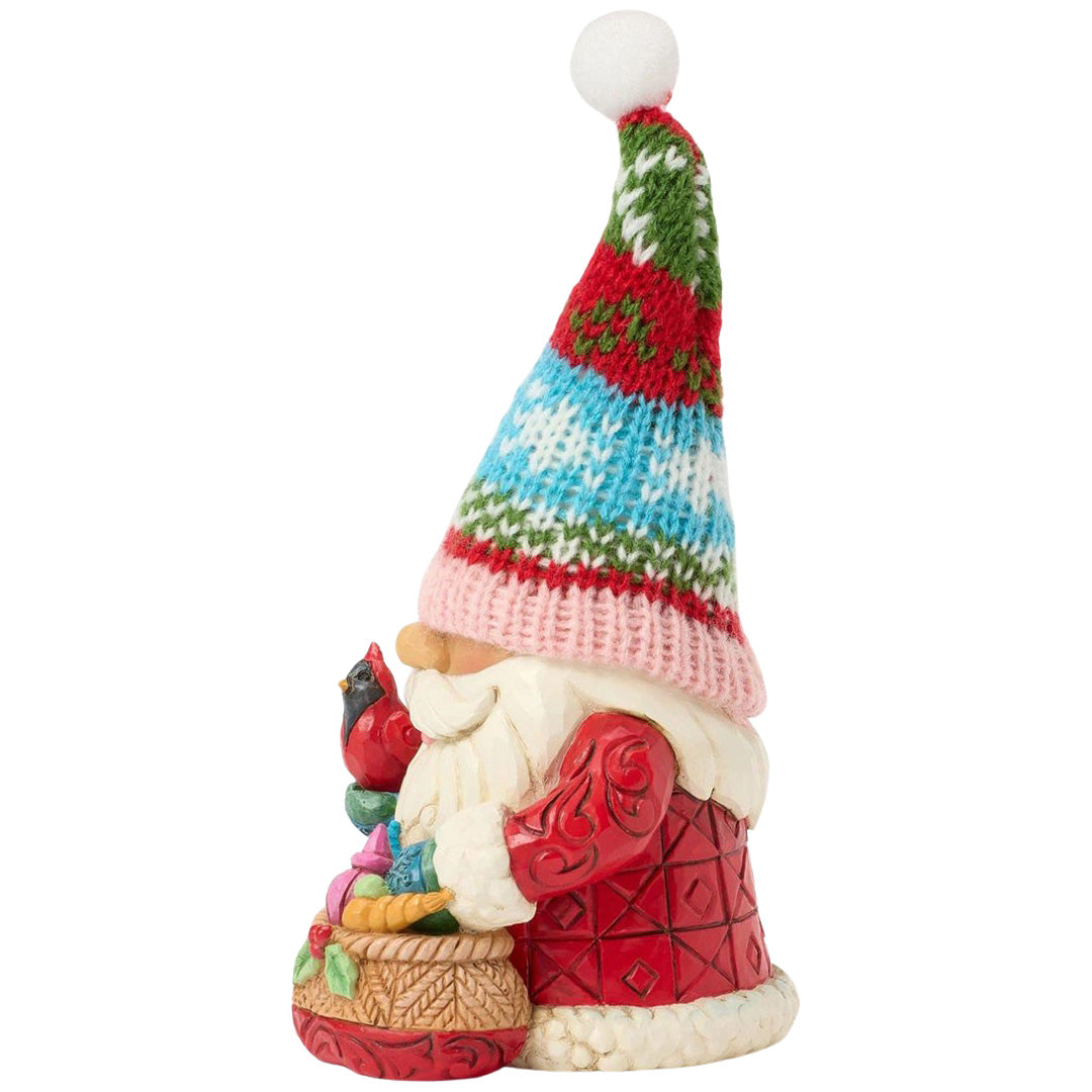 Jim Shore Holiday Knit Hat Gnome left side