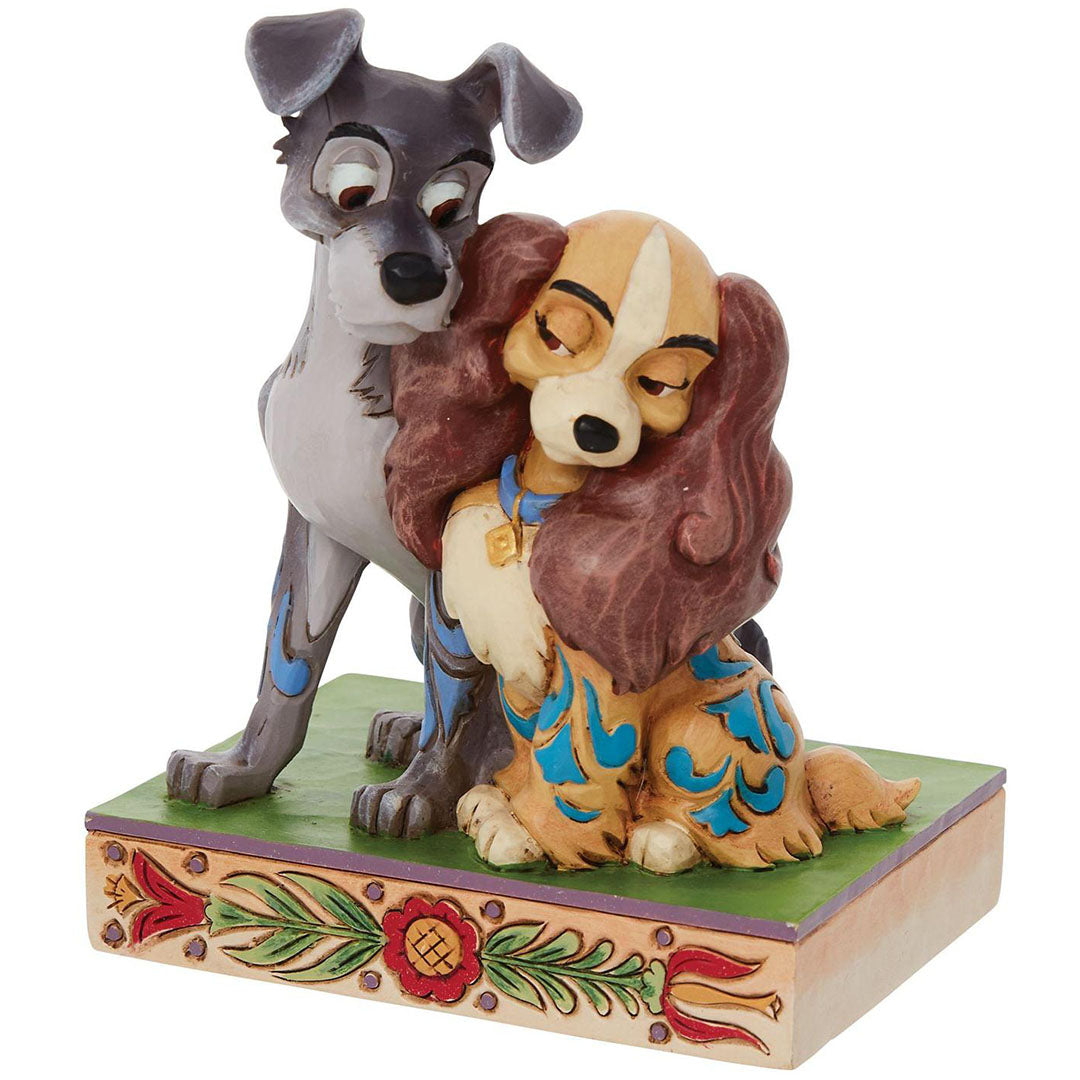 Jim Shore Lady and the Tramp Love side