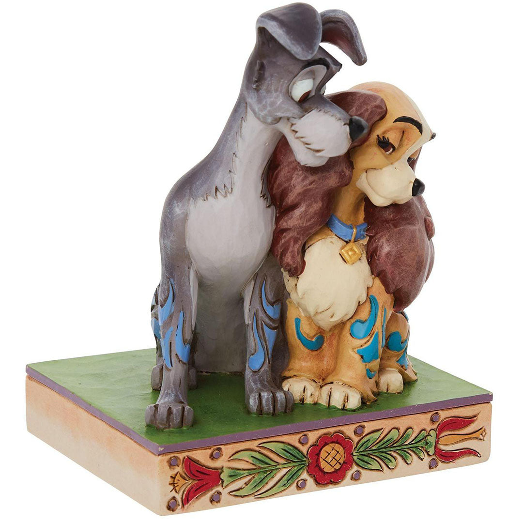 Jim Shore Lady and the Tramp Love side