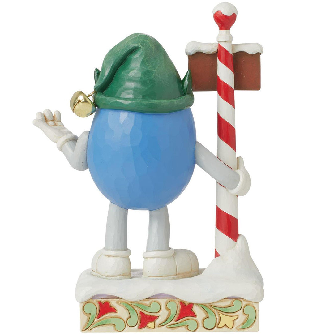 Jim Shore MMS Blue Character Elf back