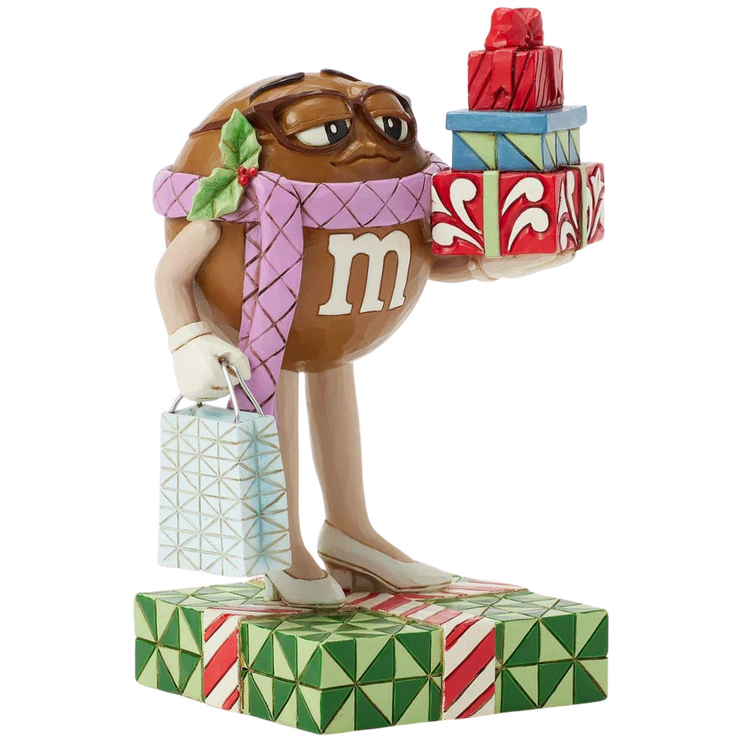 M&M'S Brown Character with Presents 5.51" side