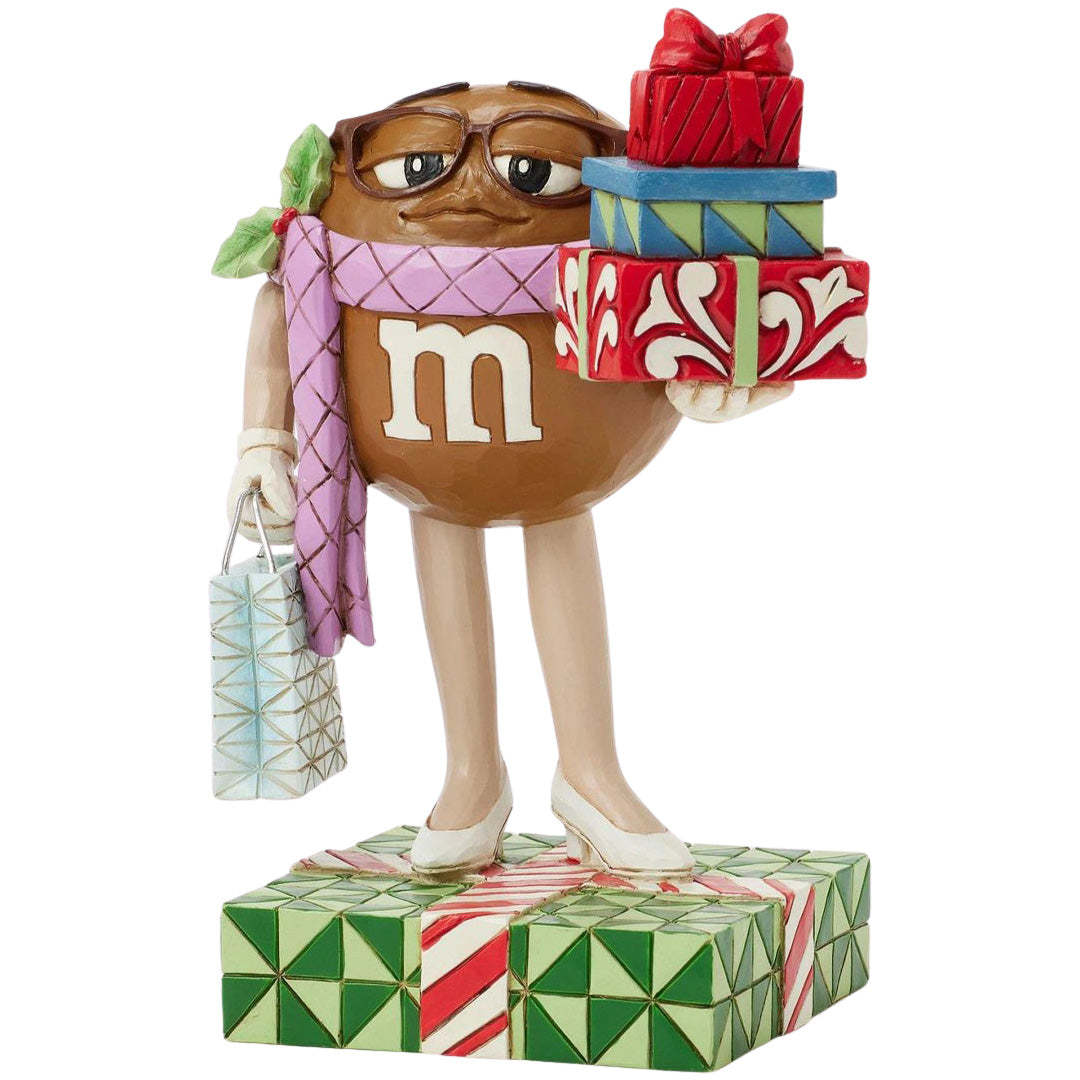 M&M'S Brown Character with Presents 5.51" side