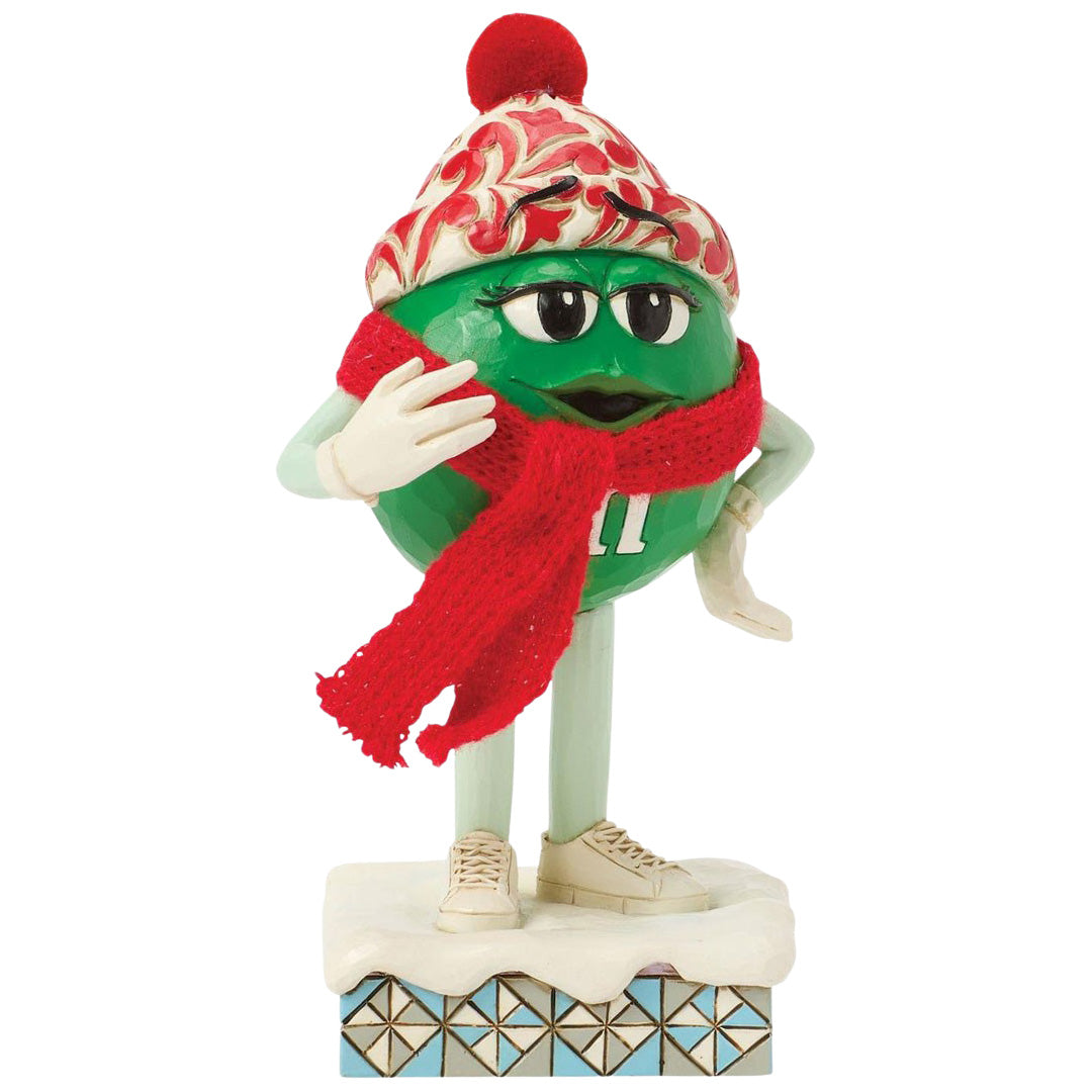 Jim Shore MMS Green Character with Scarf front