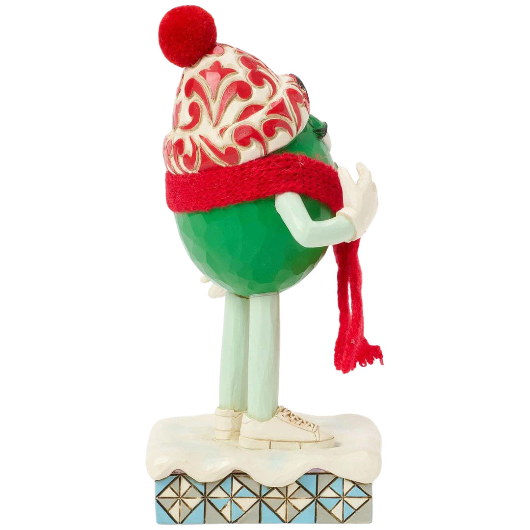 Jim Shore MMS Green Character with Scarf right side