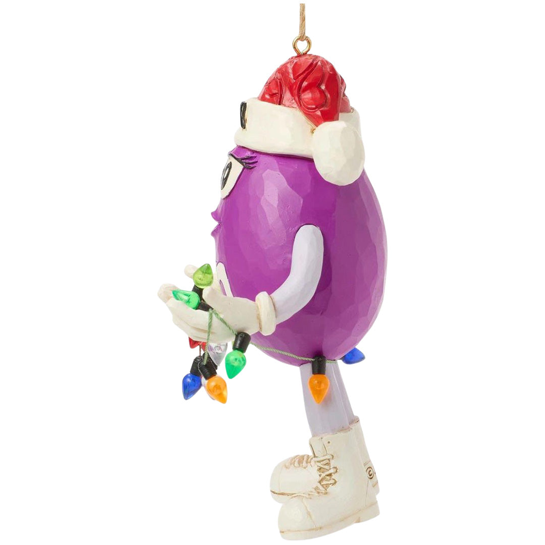Jim Shore MMS Purple Character Ornament left side