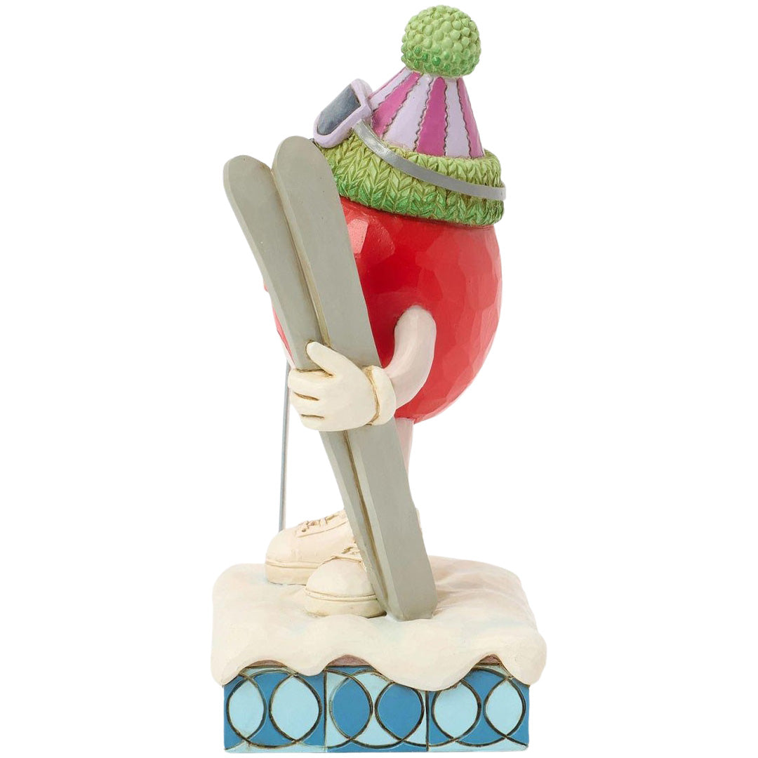 Jim Shore MMS Red Character with Skis left side