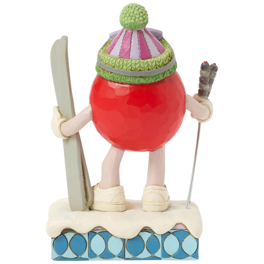 Jim Shore MMS Red Character with Skis back