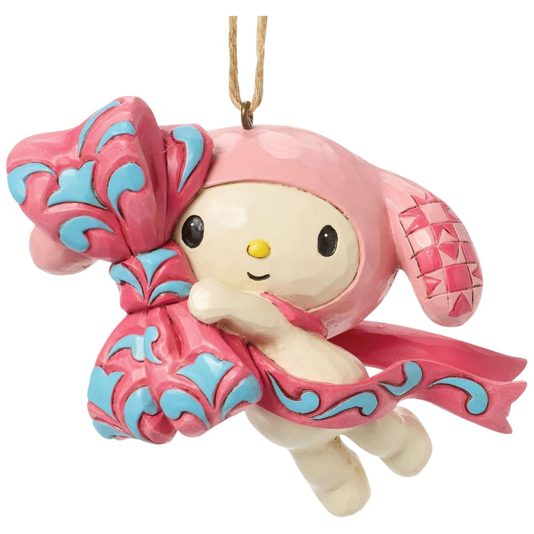 Jim Shore My Melody Pink Bow Ornament front